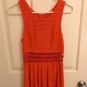 Free People orange dress